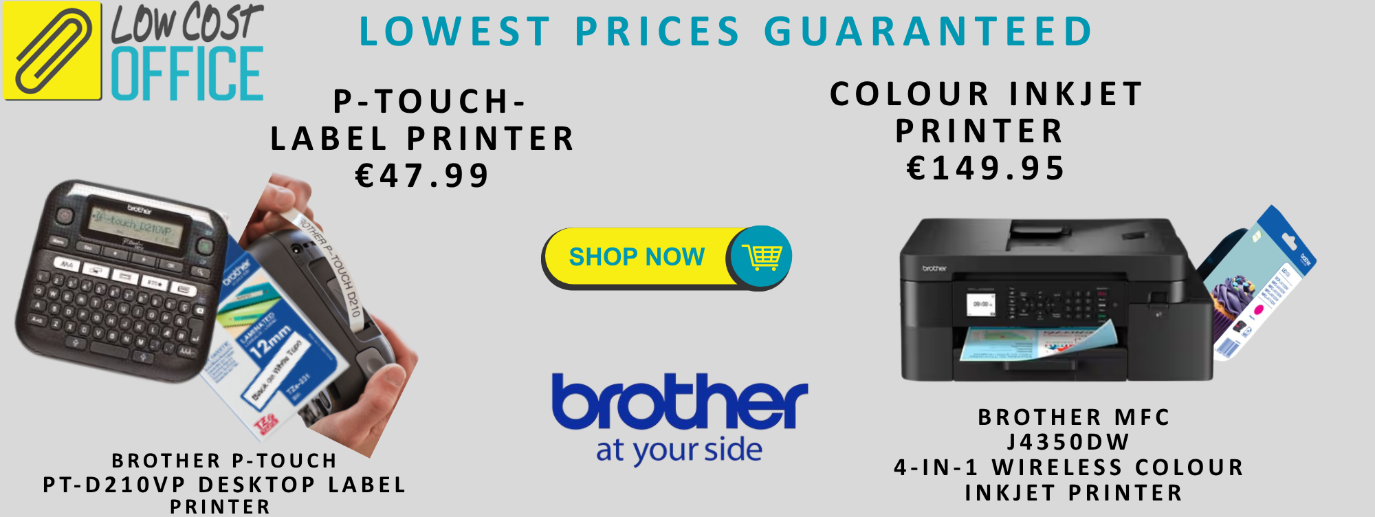 Brother P-Touch Label Printer and MFC J4350W